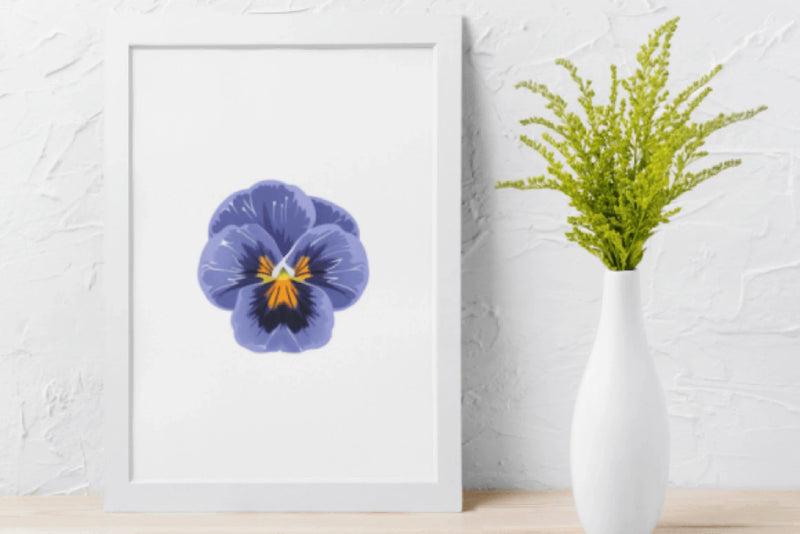 Vibrant Pansy Art Clipart Bundle - CraftNest - Digital Crafting and Art