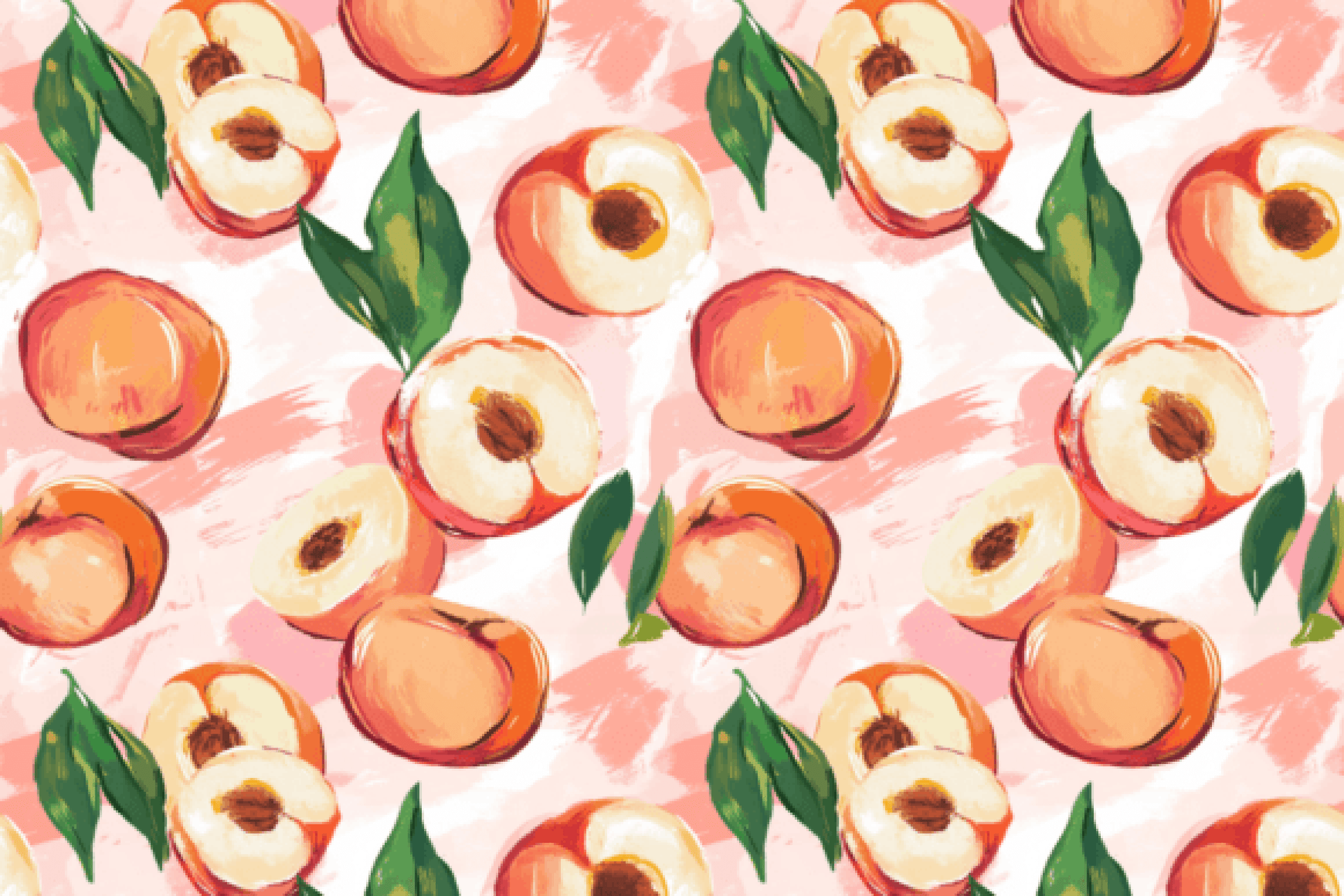 Peach-Themed Seamless Digital Paper - CraftNest - Digital Crafting and Art