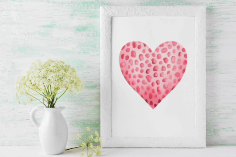 Pink Cheetah Hearts Clipart Bundle - CraftNest - Digital Crafting and Art