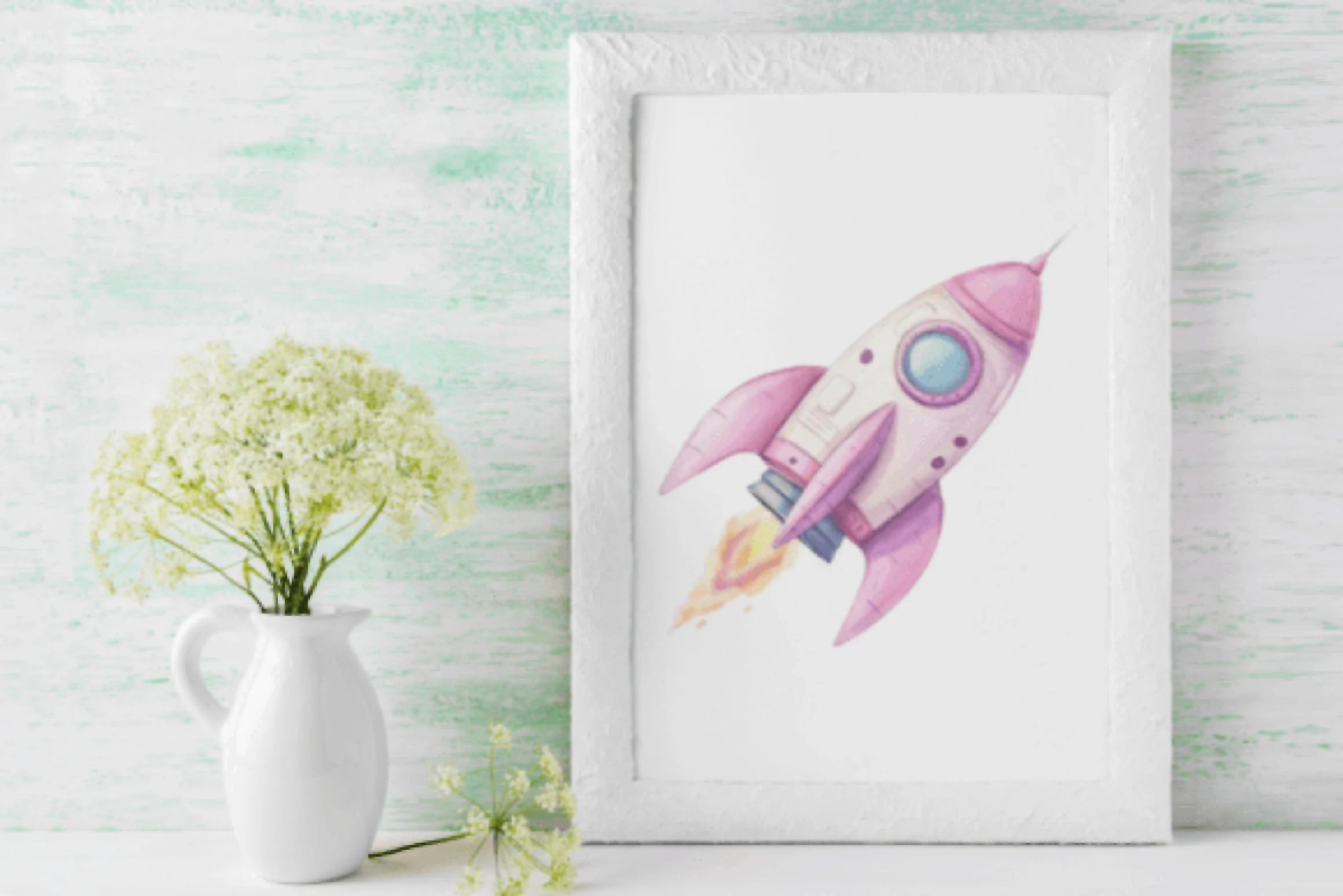 Pink Space Clipart Bundle - CraftNest - Digital Crafting and Art