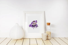 Purple Frog Clipart Bundle Illustration - CraftNest - Digital Crafting and Art