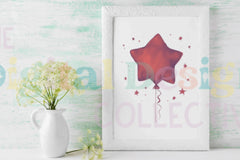 Red Birthday Balloons Clipart Bundle - CraftNest - Digital Crafting and Art