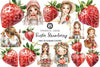 Rustic Strawberry Clipart Bundle