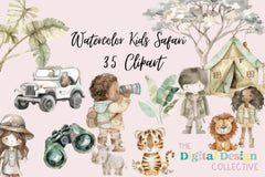 Safari Animal Clipart Bundle - CraftNest - Digital Crafting and Art