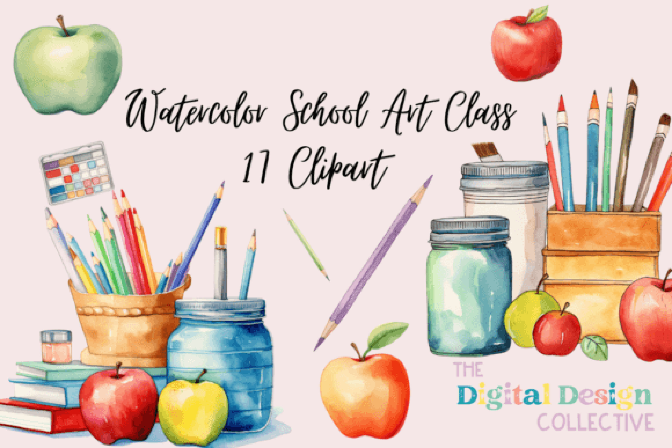 Ultimate School Art Class Clipart Bundle - CraftNest - Digital Crafting and Art