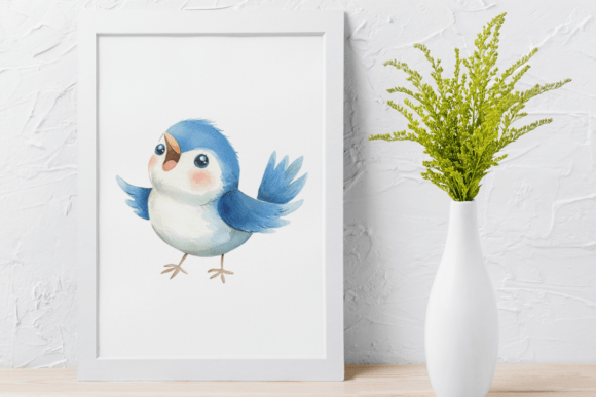 Charming Spring Little Birds Clipart Bundle