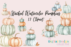 Stacked Pumpkin Clipart Bundle - CraftNest - Digital Crafting and Art
