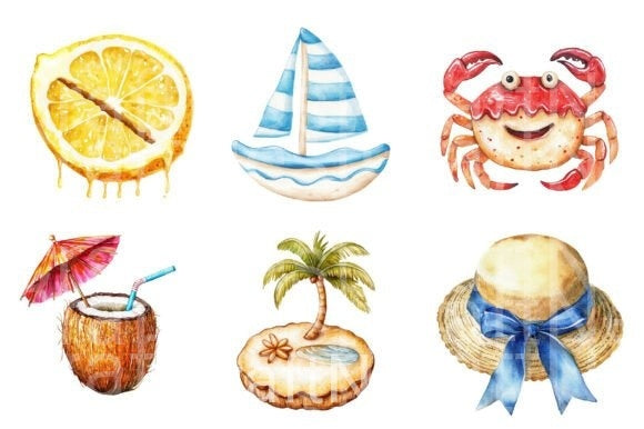 Summer Cookies Clipart Bundle 4 - CraftNest - Digital Crafting and Art