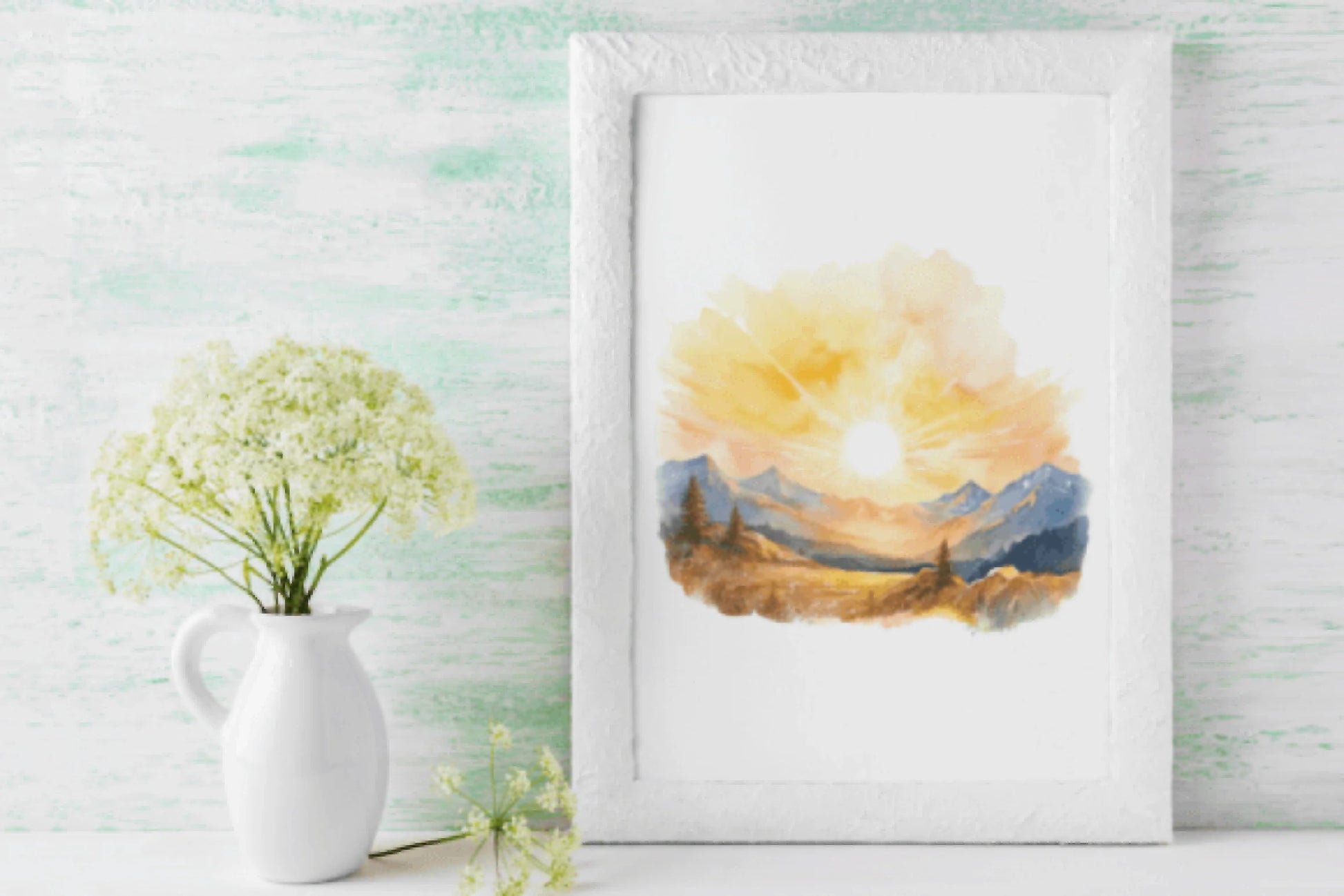 Sunset Mountain Clipart Bundle - CraftNest - Digital Crafting and Art