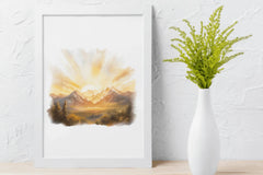 Sunset Mountain Clipart Bundle - CraftNest - Digital Crafting and Art