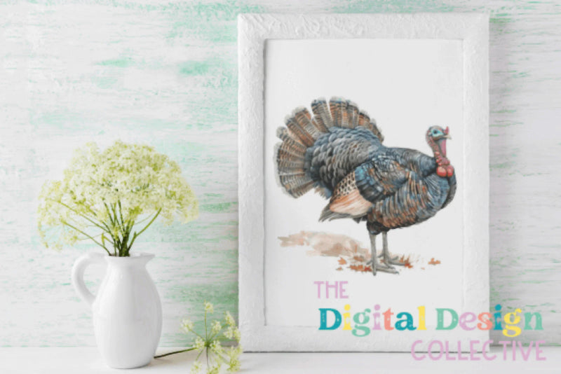 Thanksgiving Turkey Clipart Bundle - CraftNest - Digital Crafting and Art