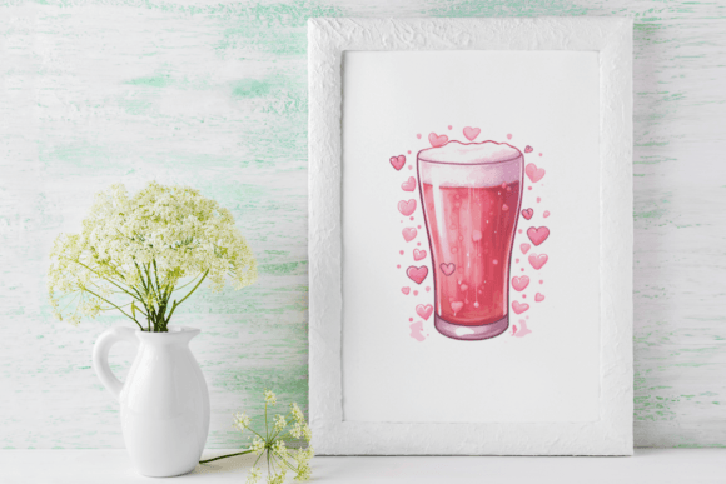 Valentine's Day Beer Clipart Bundle