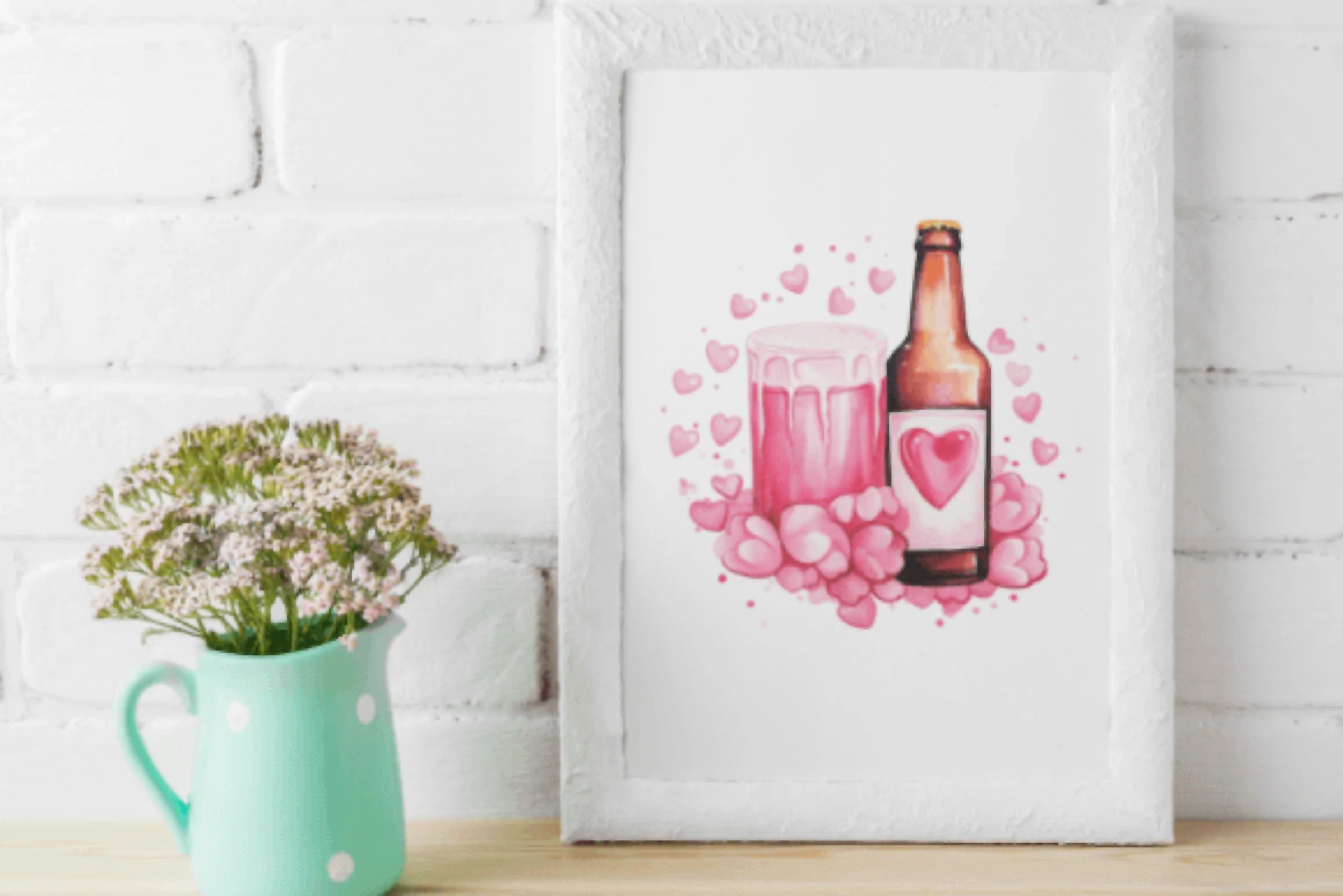 Valentine's Day Beer Clipart Bundle - CraftNest - Digital Crafting and Art