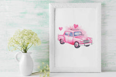 Valentine's Day Police Cars Clipart Bundle - CraftNest - Digital Crafting and Art