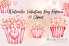 Valentine's Day Popcorn Clipart Bundle