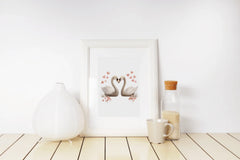 Valentine's Day Swans Clipart Bundle - CraftNest - Digital Crafting and Art