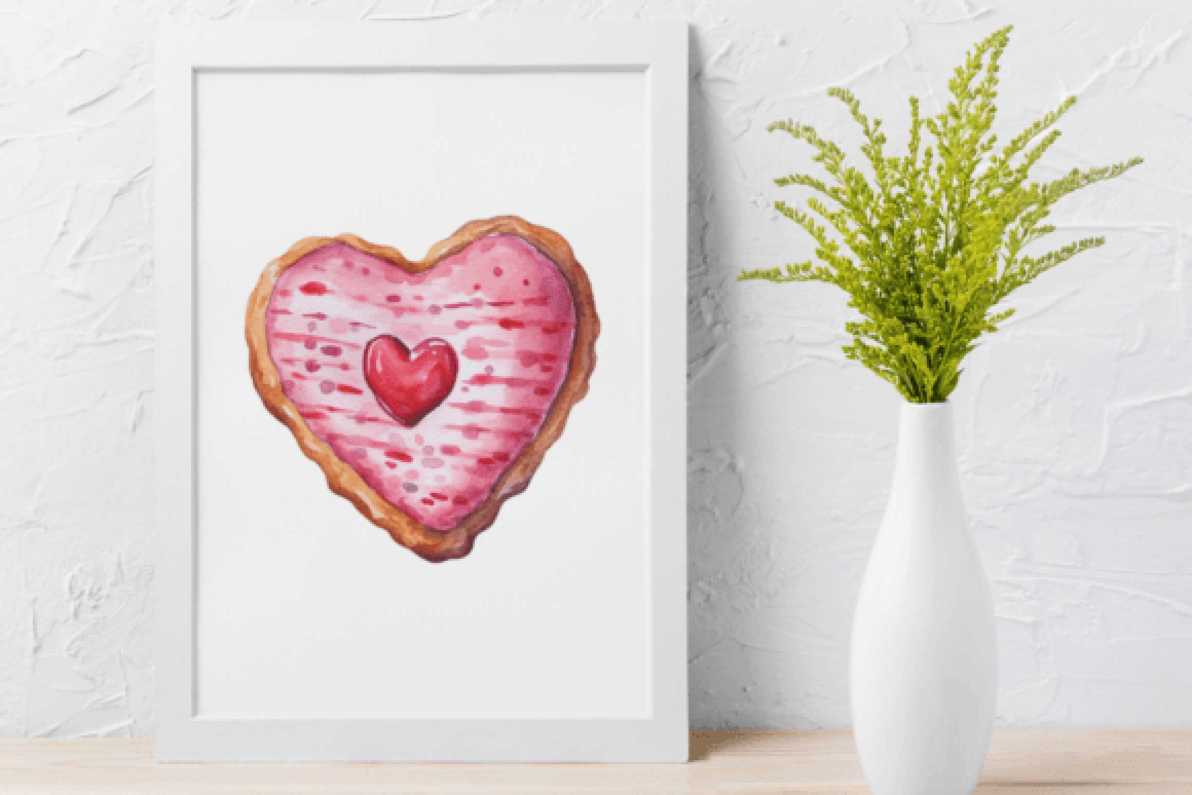 Valentine's Pastries Clipart Bundle