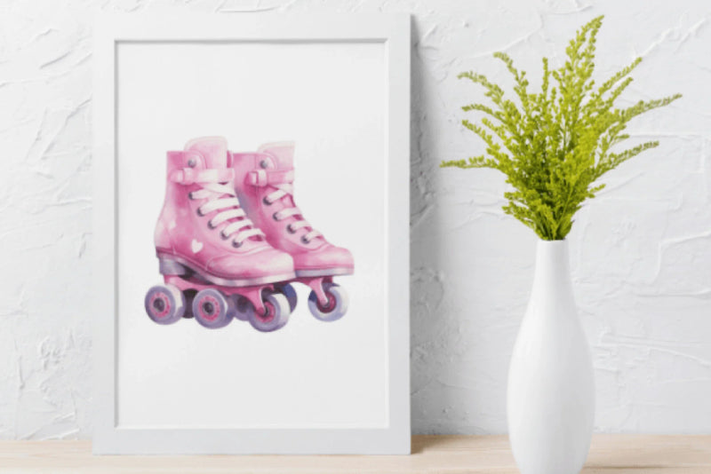Valentine's Roller Skates Clipart Bundle - CraftNest - Digital Crafting and Art