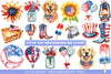 4th of July Independence USA Clipart Bundle