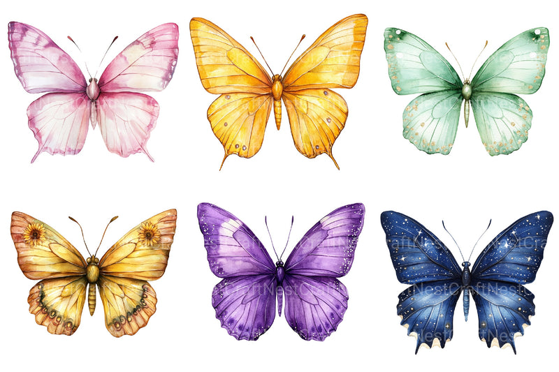 Butterfly Clipart Bundle 26 - CraftNest - Digital Crafting and Art