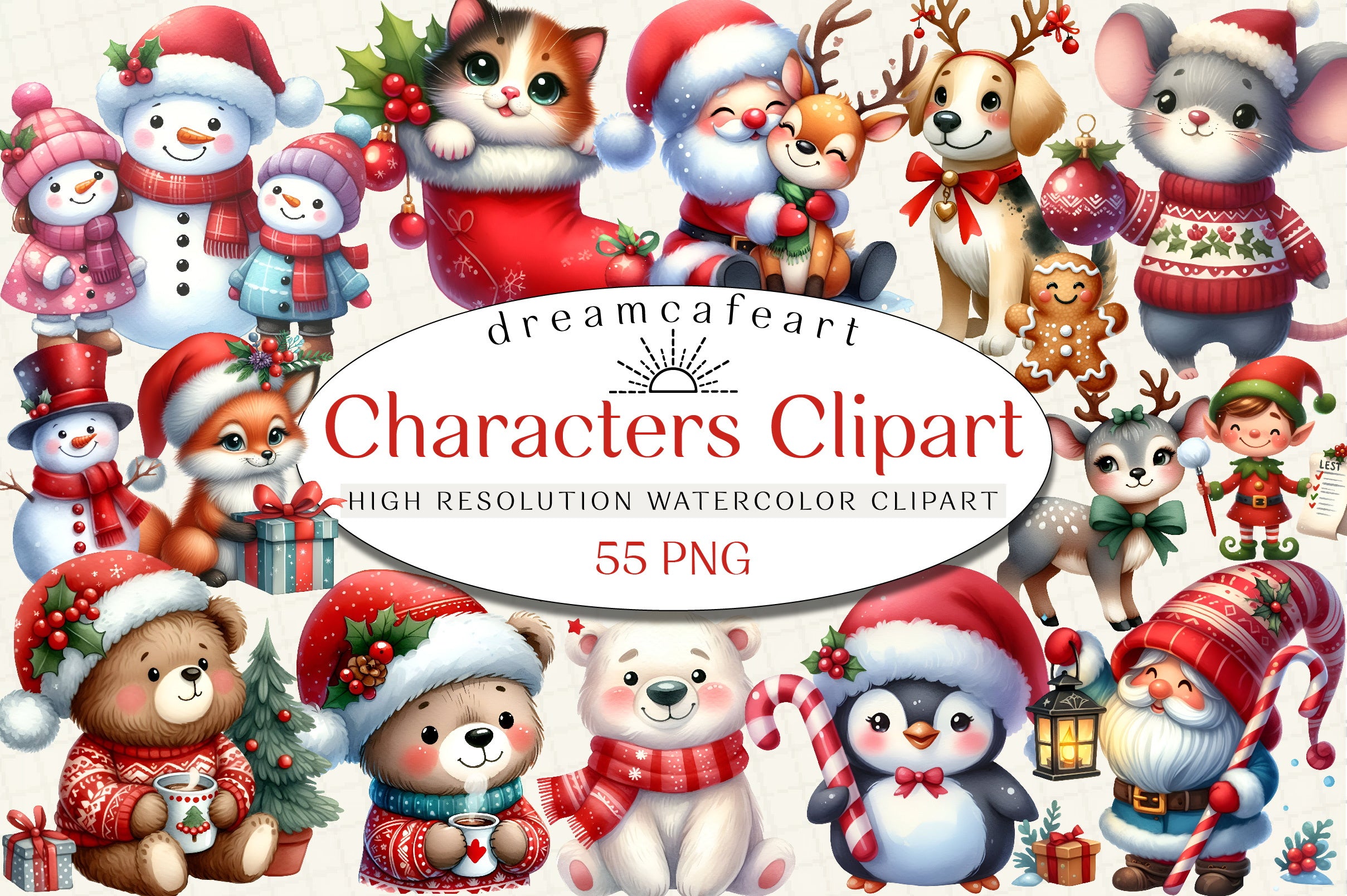 Characters Clipart Bundle