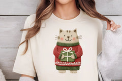Christmas Cat Clipart Bundle - CraftNest - Digital Crafting and Art