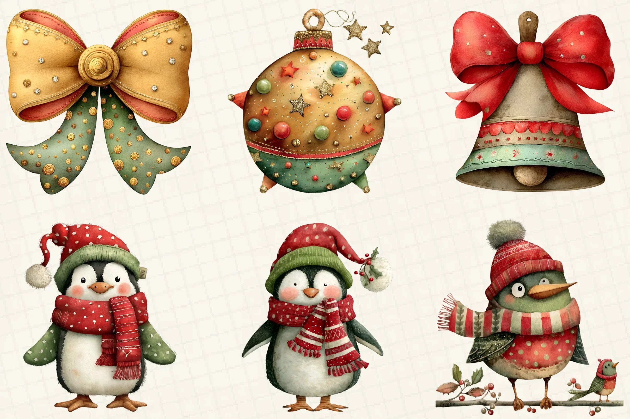 Christmas Clipart Bundle - CraftNest - Digital Crafting and Art