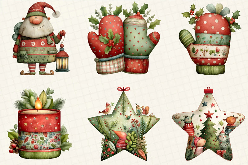 Christmas Clipart Bundle - CraftNest - Digital Crafting and Art