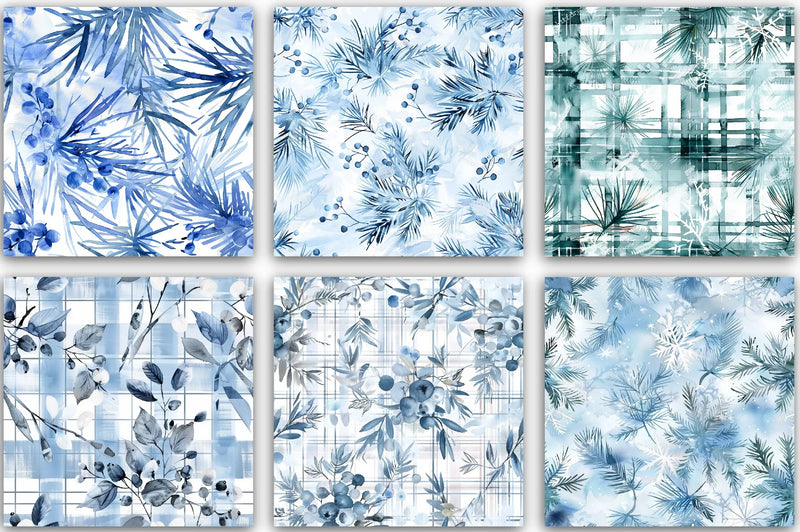 Christmas Pattern Set Clipart Bundle - CraftNest - Digital Crafting and Art