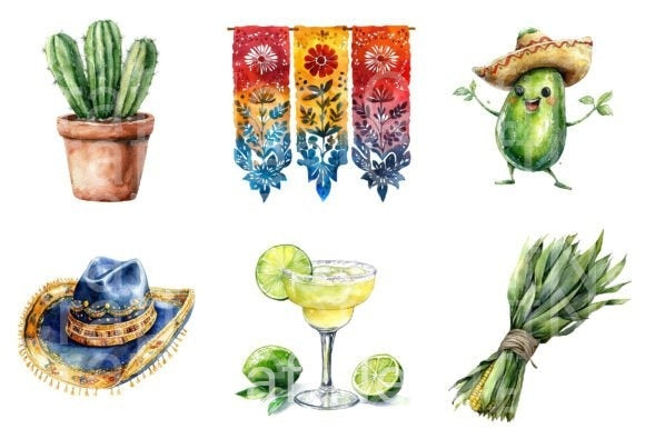 Cinco De Mayo Clipart Bundle 66 - CraftNest - Digital Crafting and Art