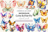 Cute Butterfly Clipart Bundle 3