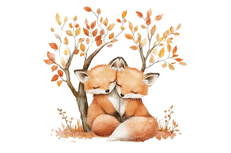 Cute Woodland Animals Clipart Bundle - CraftNest - Digital Crafting and Art