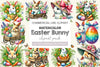 Easter Bunny Clipart Bundle