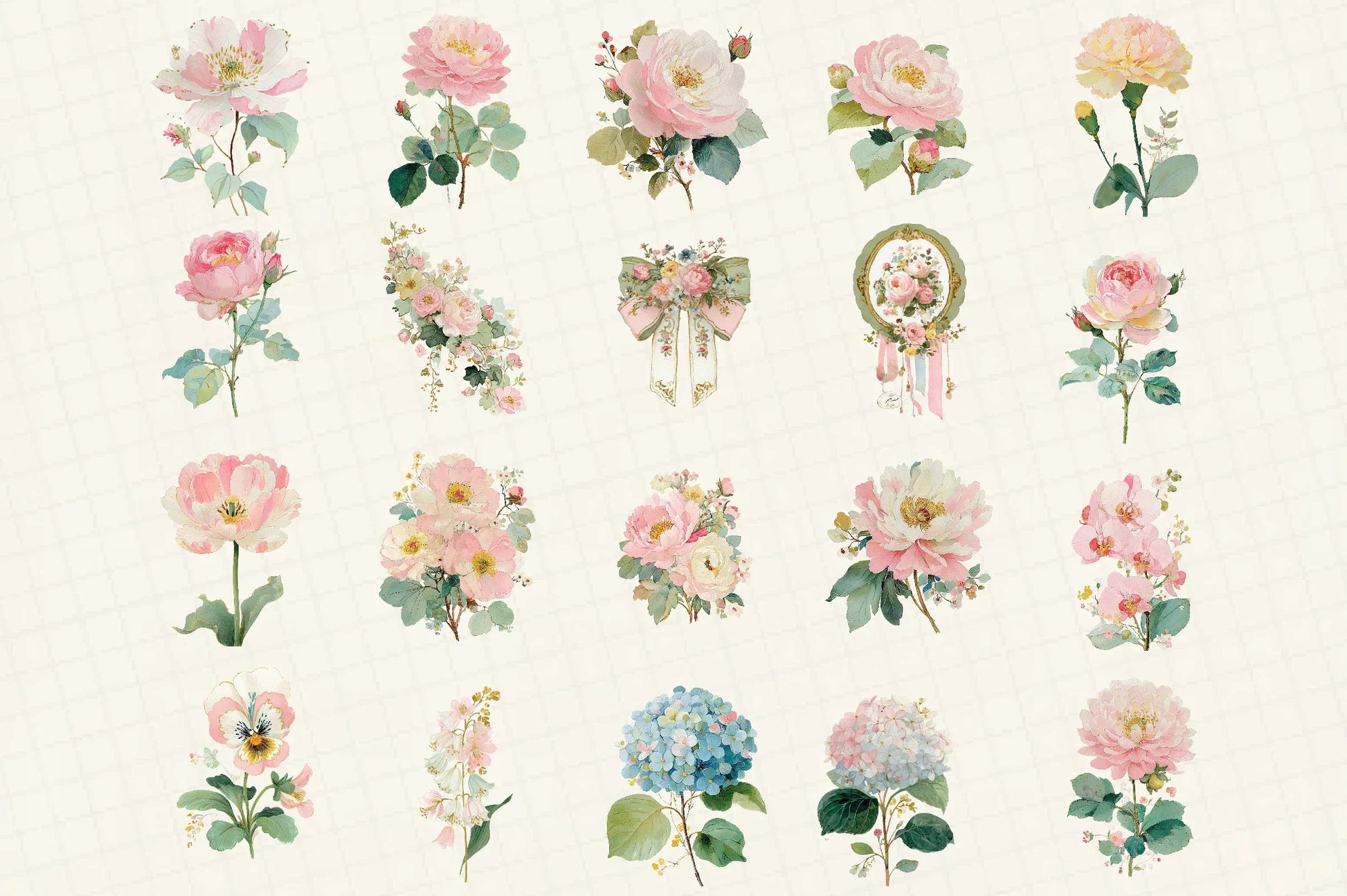Floral Clipart Bundle - CraftNest - Digital Crafting and Art