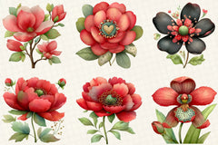 Flowers Clipart Bundle - CraftNest - Digital Crafting and Art