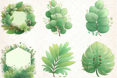 Foliage Clipart Bundle - CraftNest - Digital Crafting and Art
