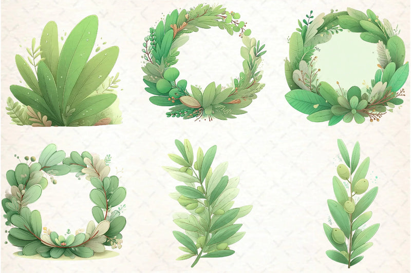 Foliage Clipart Bundle - CraftNest - Digital Crafting and Art