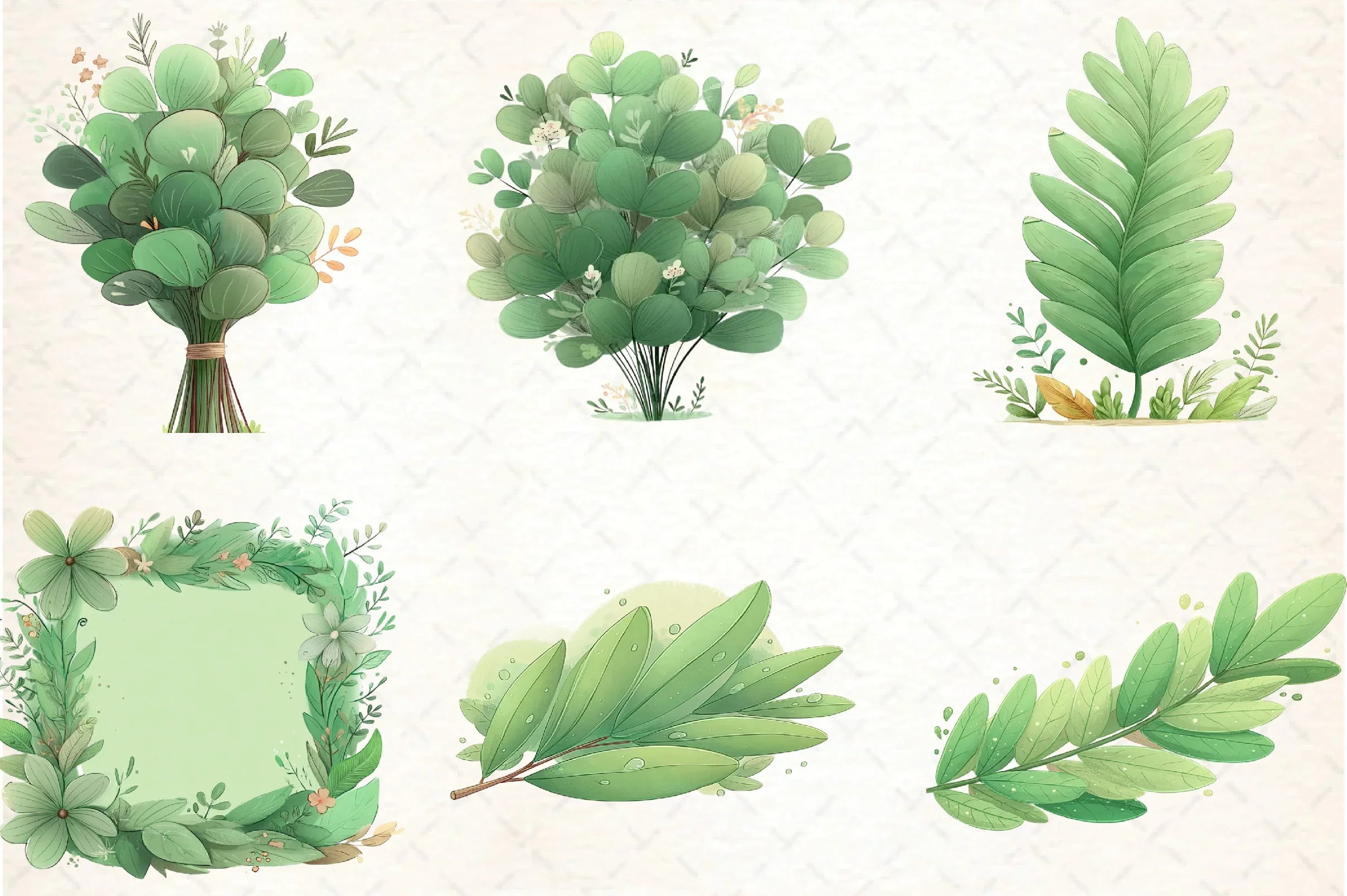 Foliage Clipart Bundle - CraftNest - Digital Crafting and Art