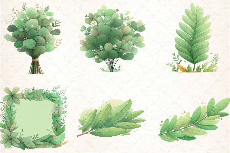 Foliage Clipart Bundle - CraftNest - Digital Crafting and Art