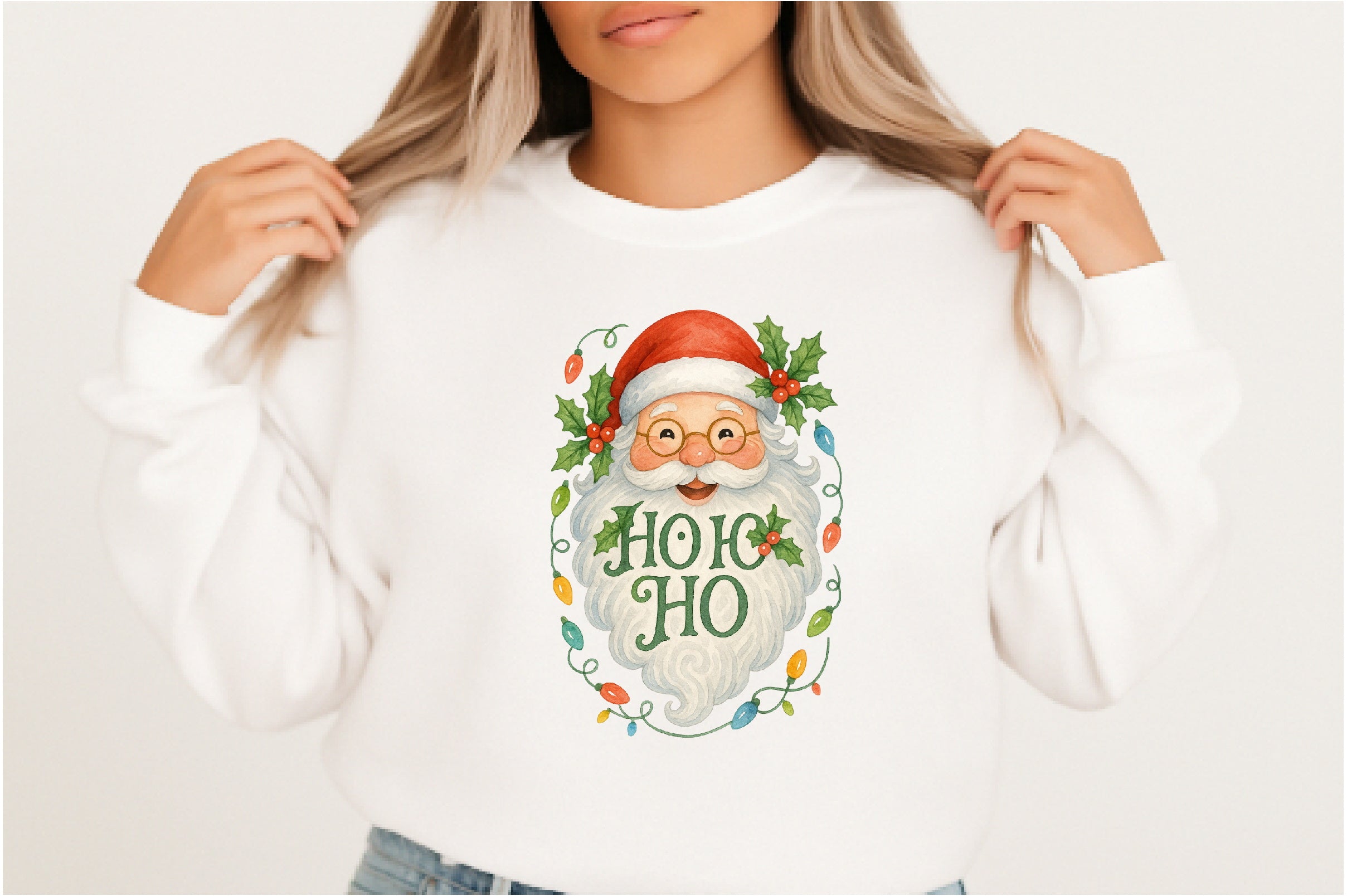 Ho Santa Clipart Bundle