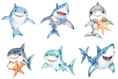 Sharks Clipart Bundle 56 - CraftNest - Digital Crafting and Art