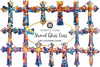 Stained Glass Cross Clipart Bundle
