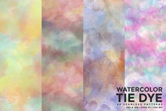 Watercolor Tie-Dye - CraftNest - Digital Crafting and Art