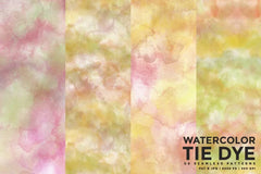 Watercolor Tie-Dye - CraftNest - Digital Crafting and Art