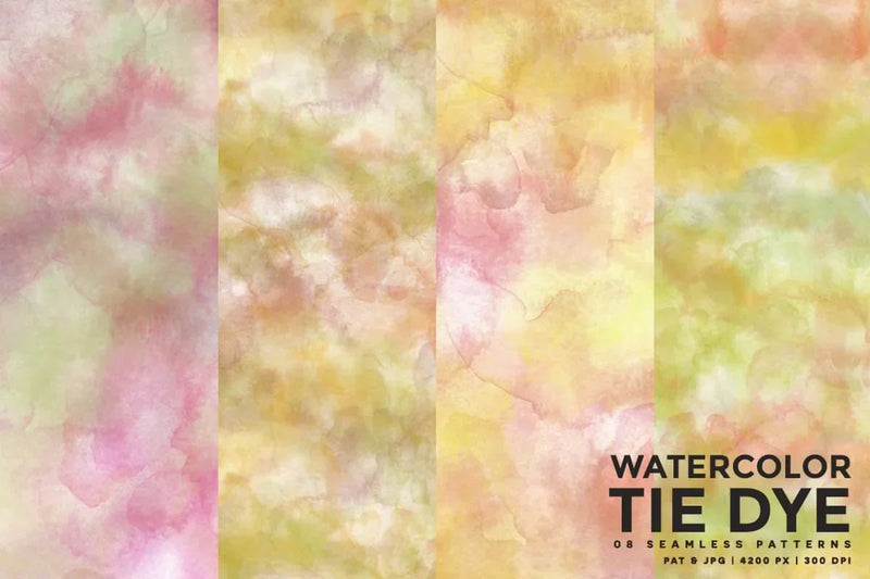 Watercolor Tie-Dye - CraftNest - Digital Crafting and Art