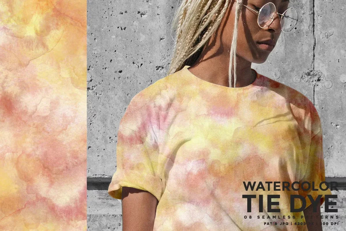Watercolor Tie-Dye - CraftNest - Digital Crafting and Art
