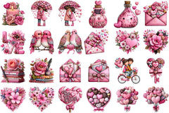 Valentine's Day Love Clipart Bundle - CraftNest - Digital Crafting and Art