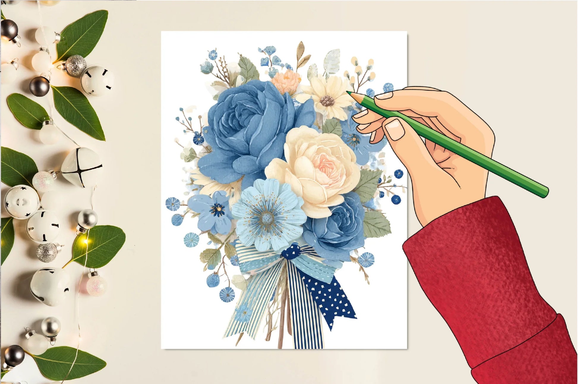 Vintage Floral Clipart Bundle Set - CraftNest - Digital Crafting and Art