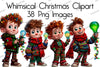 Whimsical Christmas Clipart Bundle