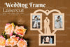 Wedding Heart Frame Lasercut Clipart Bundle